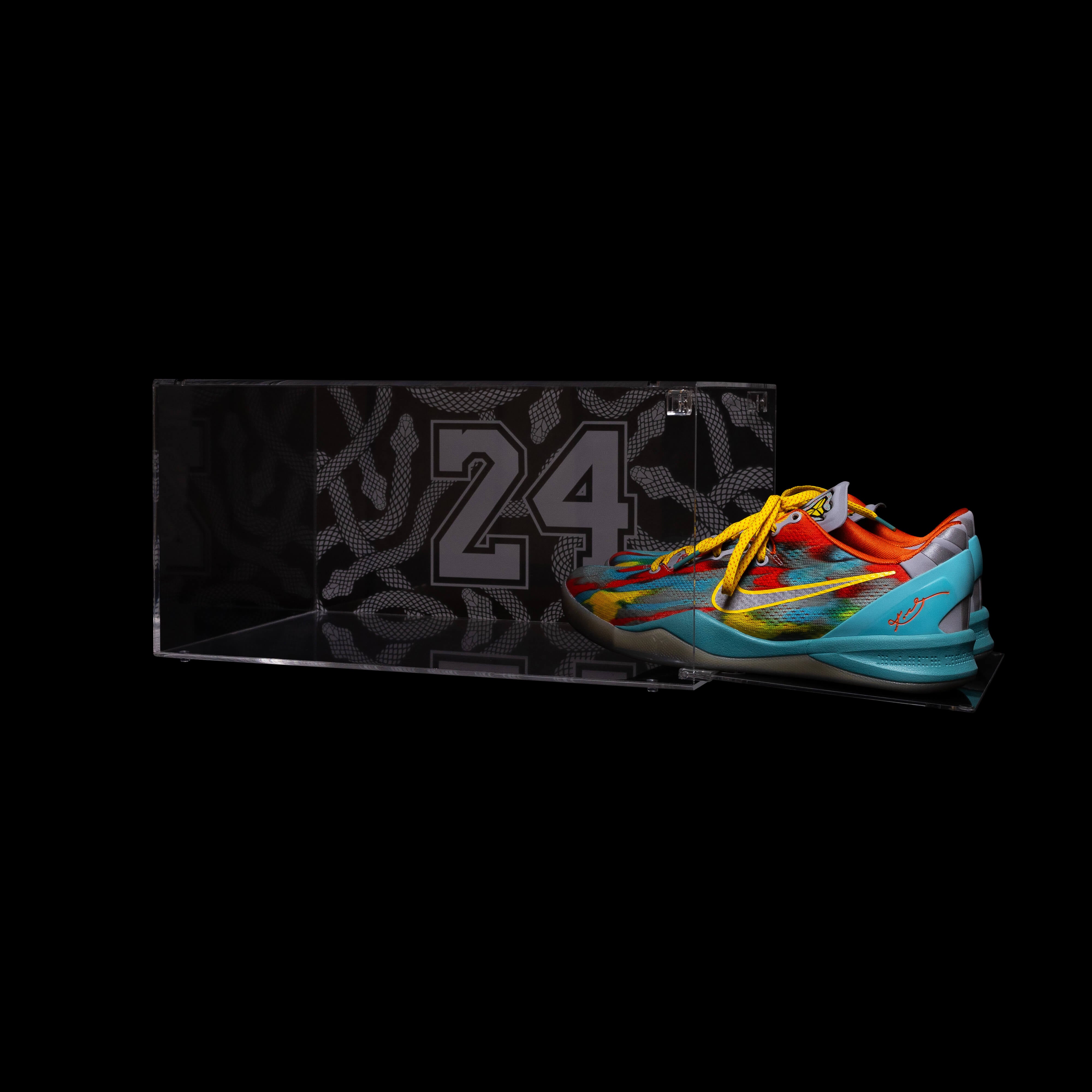 Looksee Designs - Kobe Bryant - Mamba Day 2023 - Premium Acrylic Display Cases - Shoe Organizer - Modern Decor