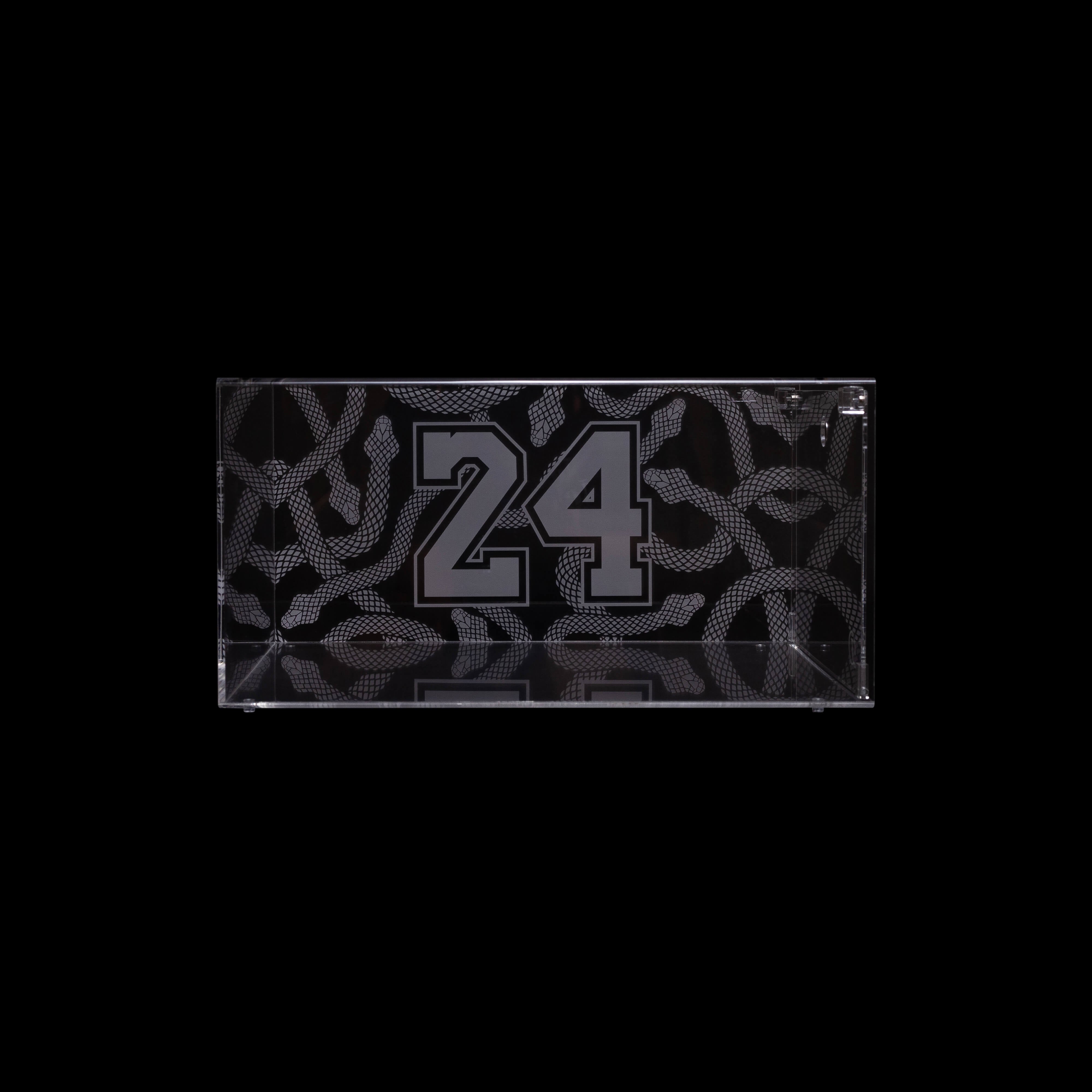 Looksee Designs - Kobe Bryant - Mamba Day 2023 - Premium Acrylic Display Cases - Shoe Organizer - Modern Decor