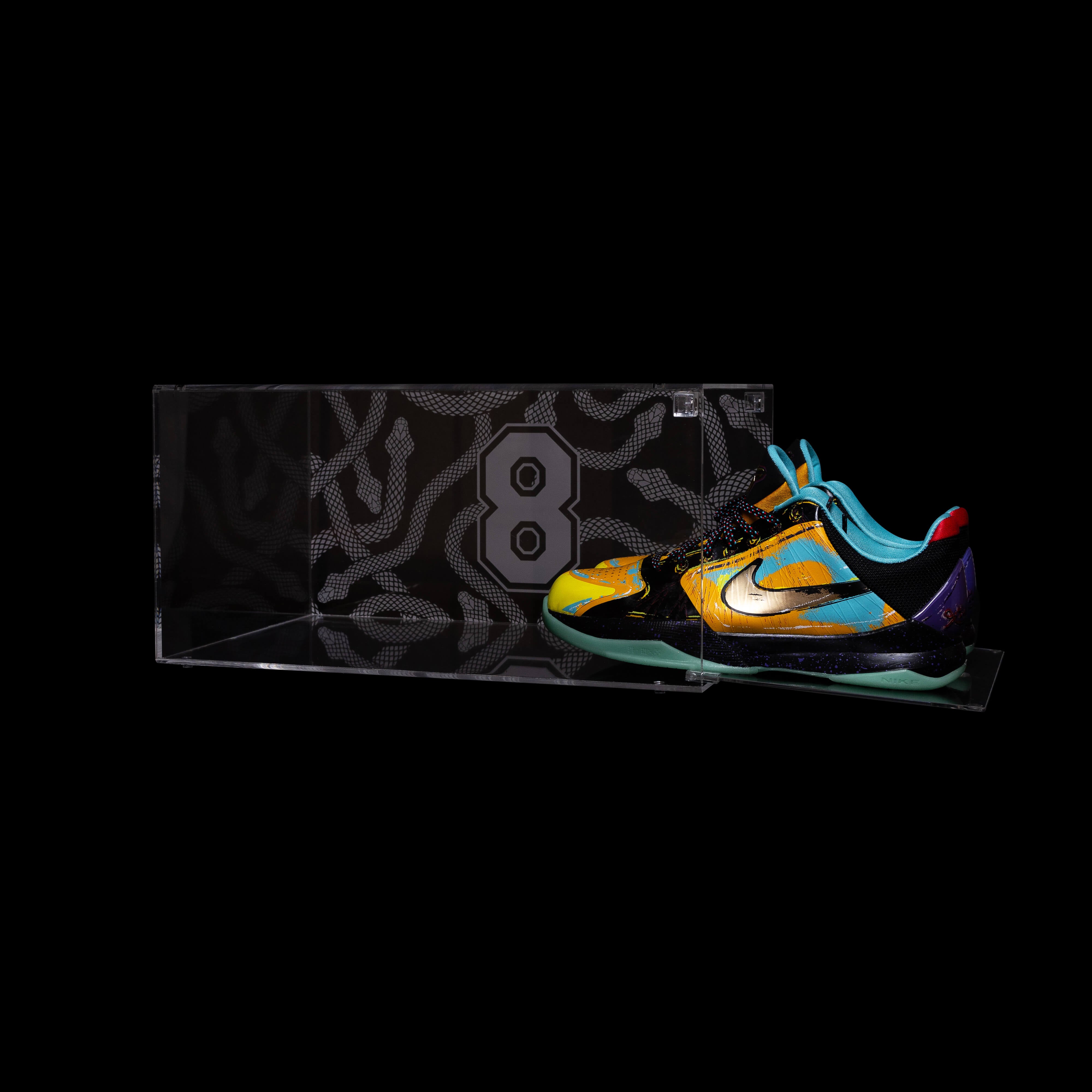 Looksee Designs - Kobe Bryant - Mamba Day 2023 - Premium Acrylic Display Cases - Shoe Organizer - Modern Decor