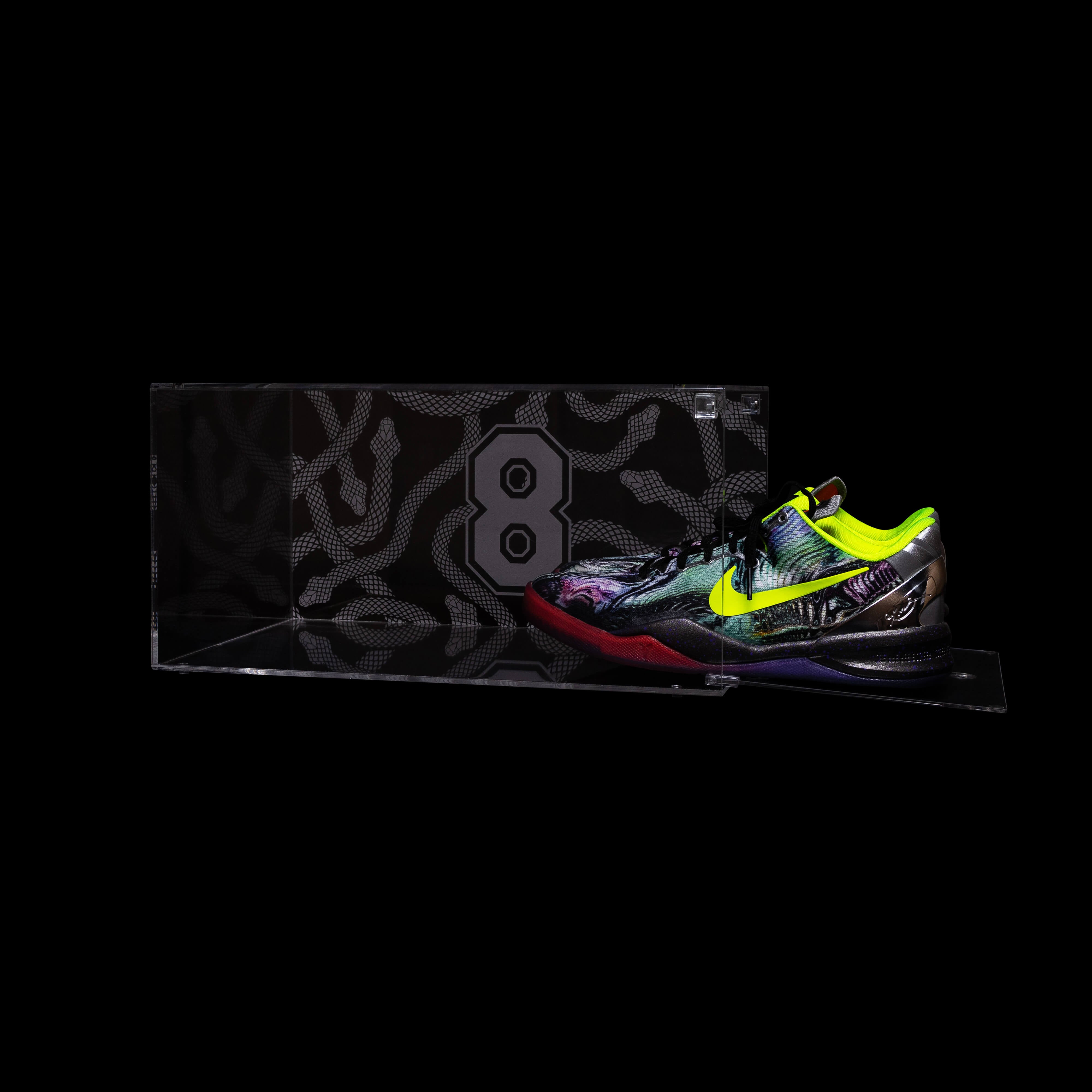 Looksee Designs - Kobe Bryant - Mamba Day 2023 - Premium Acrylic Display Cases - Shoe Organizer - Modern Decor