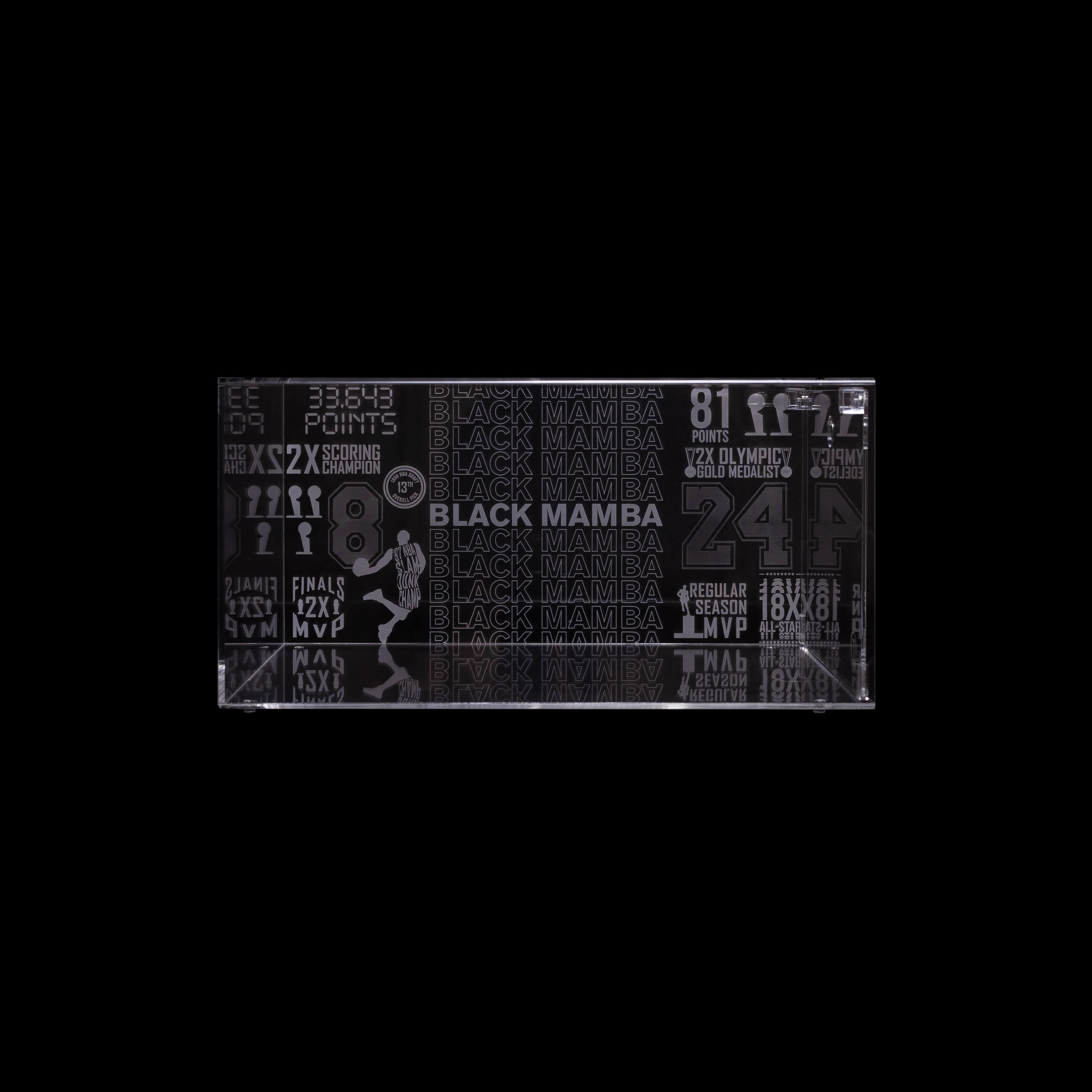Looksee Designs - Kobe Bryant - Mamba Day 2023 - Premium Acrylic Display Cases - Shoe Organizer - Modern Decor