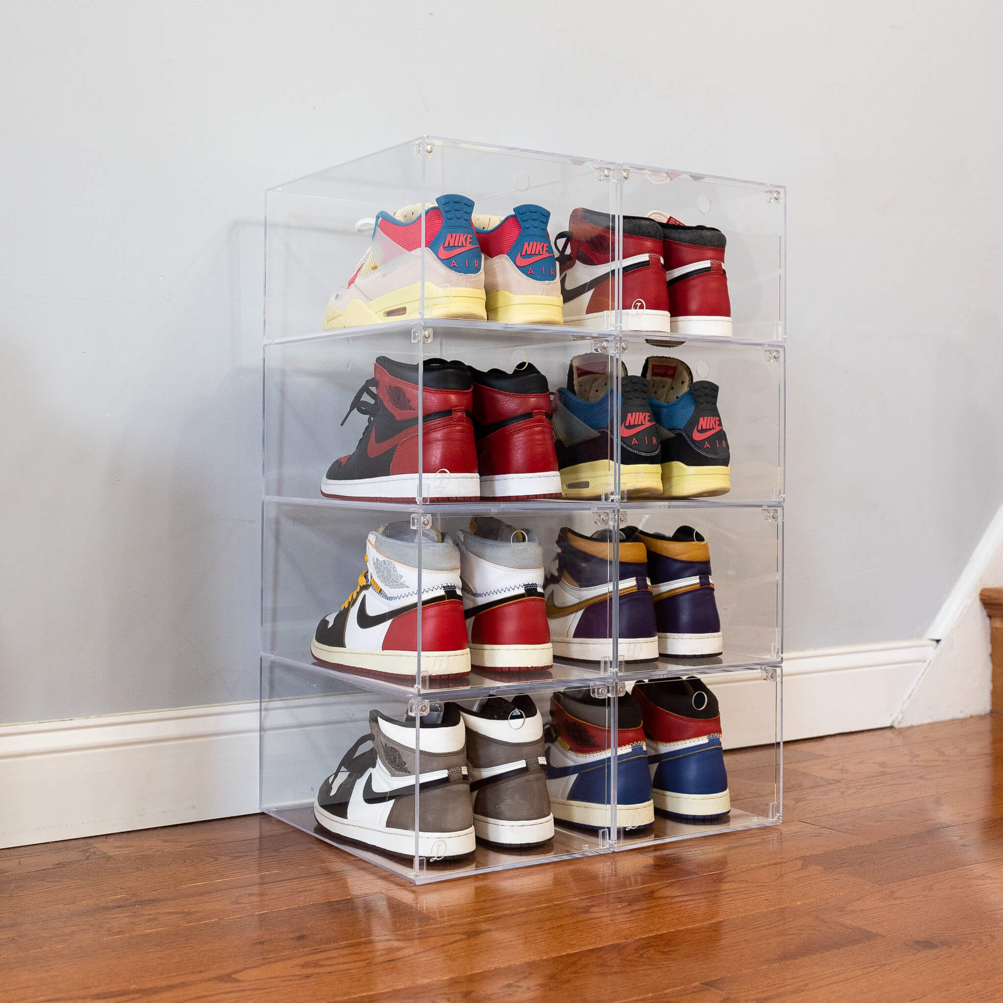 Looksee Designs - Sneaker Display Case - Shoe Display Case - Acrylic Shoe Box - Storage For Sneakerheads - Shoe Cases - Sneaker Throne - Premium Acrylic Display - Shoe Collection - Acrylic Organizer