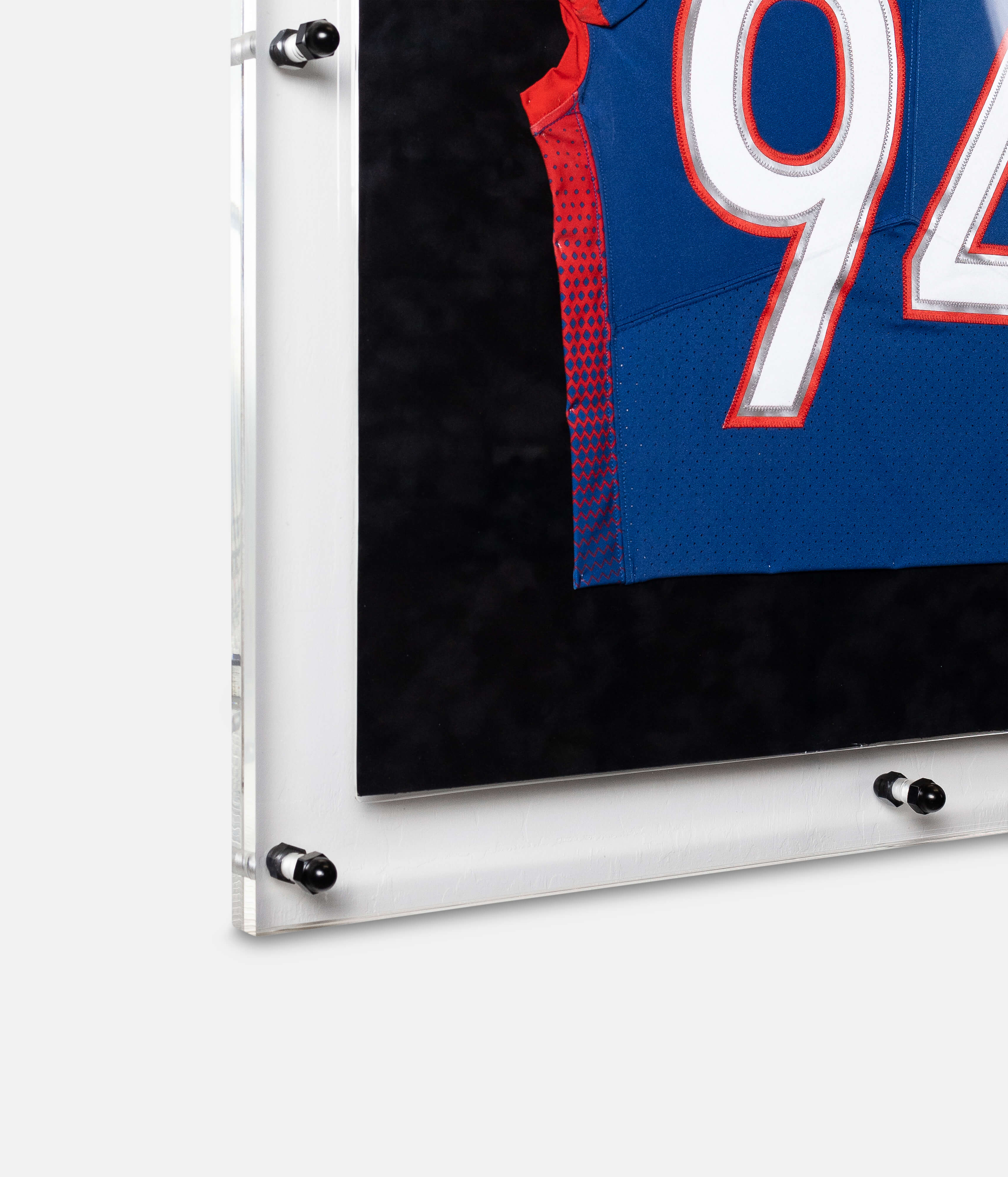 Acrylic Jersey Display - Looksee Designs - Josh Sweat Jersey - NFL Jersey Frame