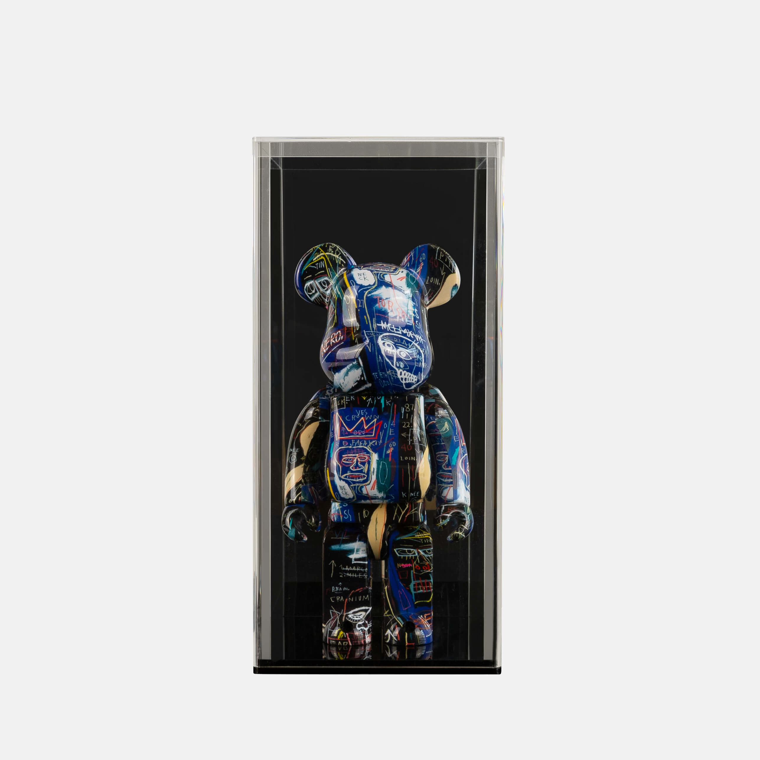 Looksee Designs - Le Jouet Figure Display Case - Bear Brick Display - Toy Figure Display - Kaws Figure