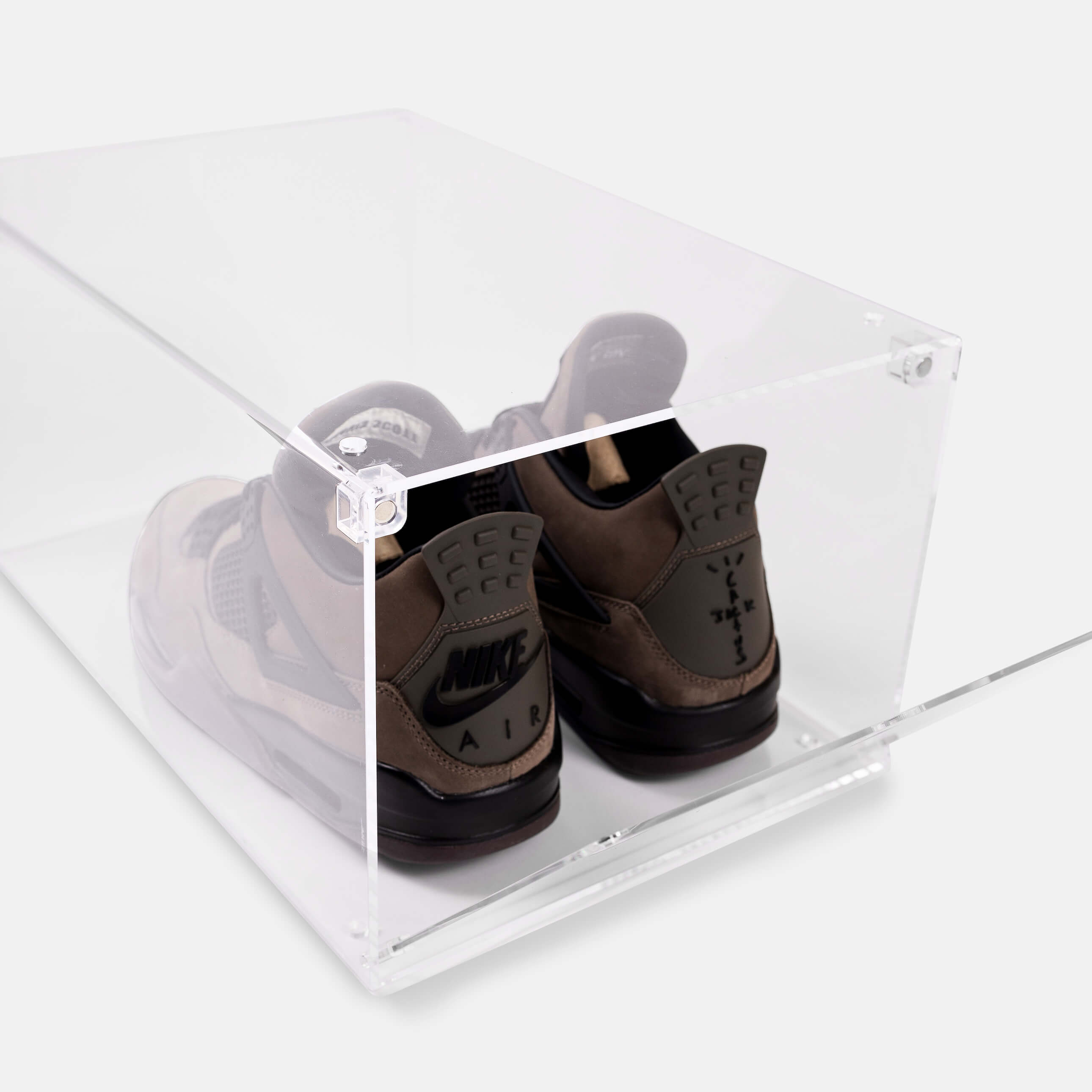 Looksee Designs - Premium Acrylic Shoe Display Case - Clear Shoe Boxes - Shoes Box Storage - Box Shoes - Shoe Boxes