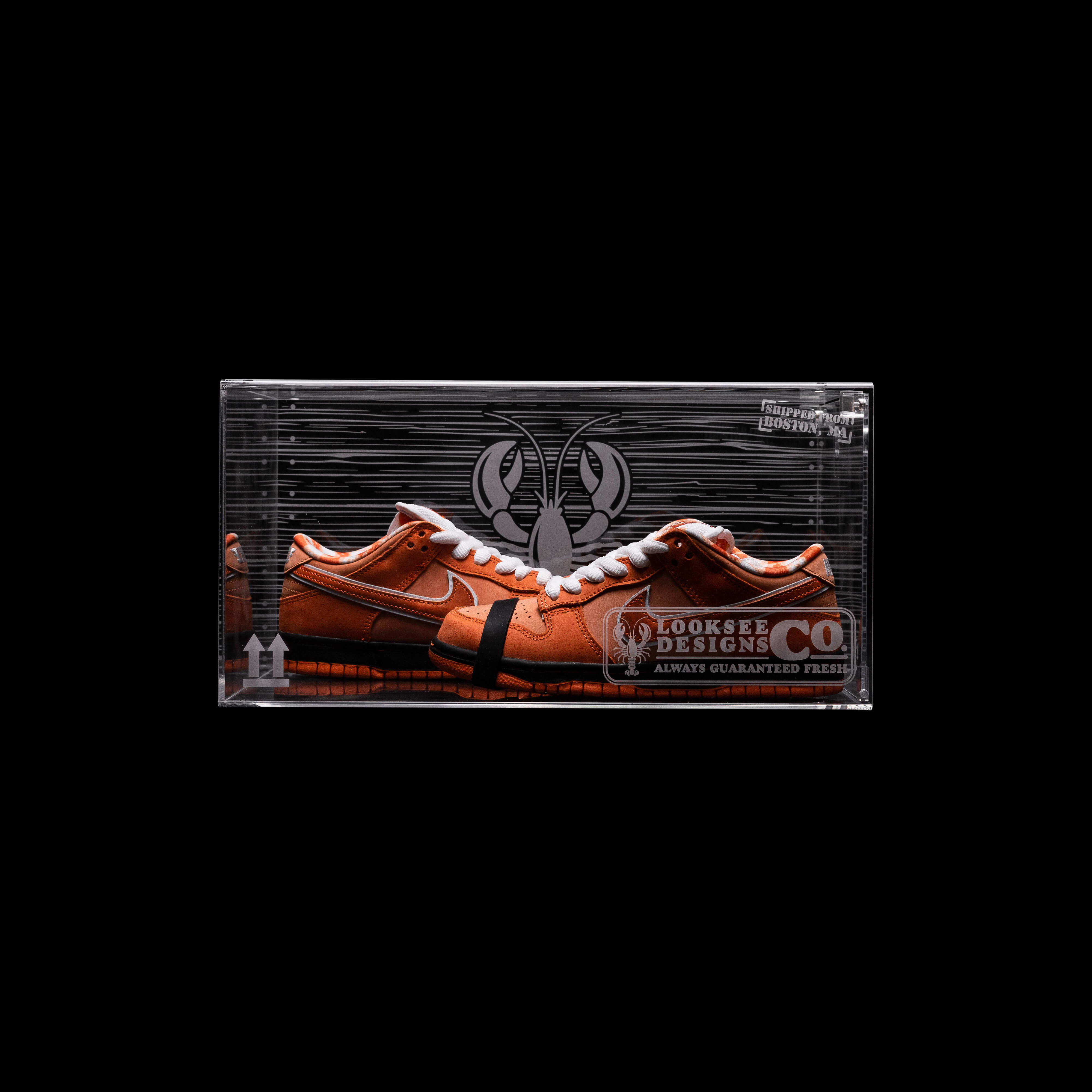 Looksee Designs - Acrylic Sneaker Display - Shoe Wall - Clear Shoe Boxes - Sneaker Throne - Sneaker Display - Sneaker Setup 