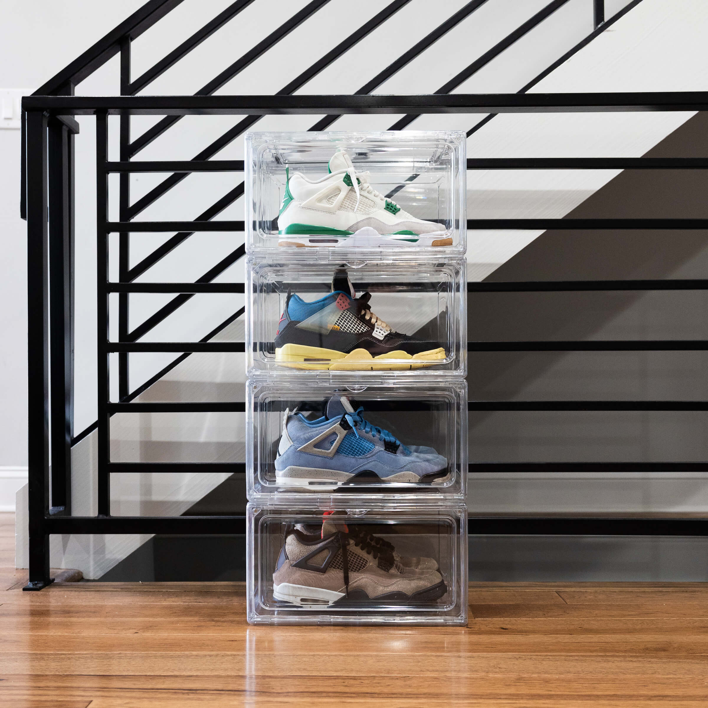 Buildable Acrylic Shoe Display Cases