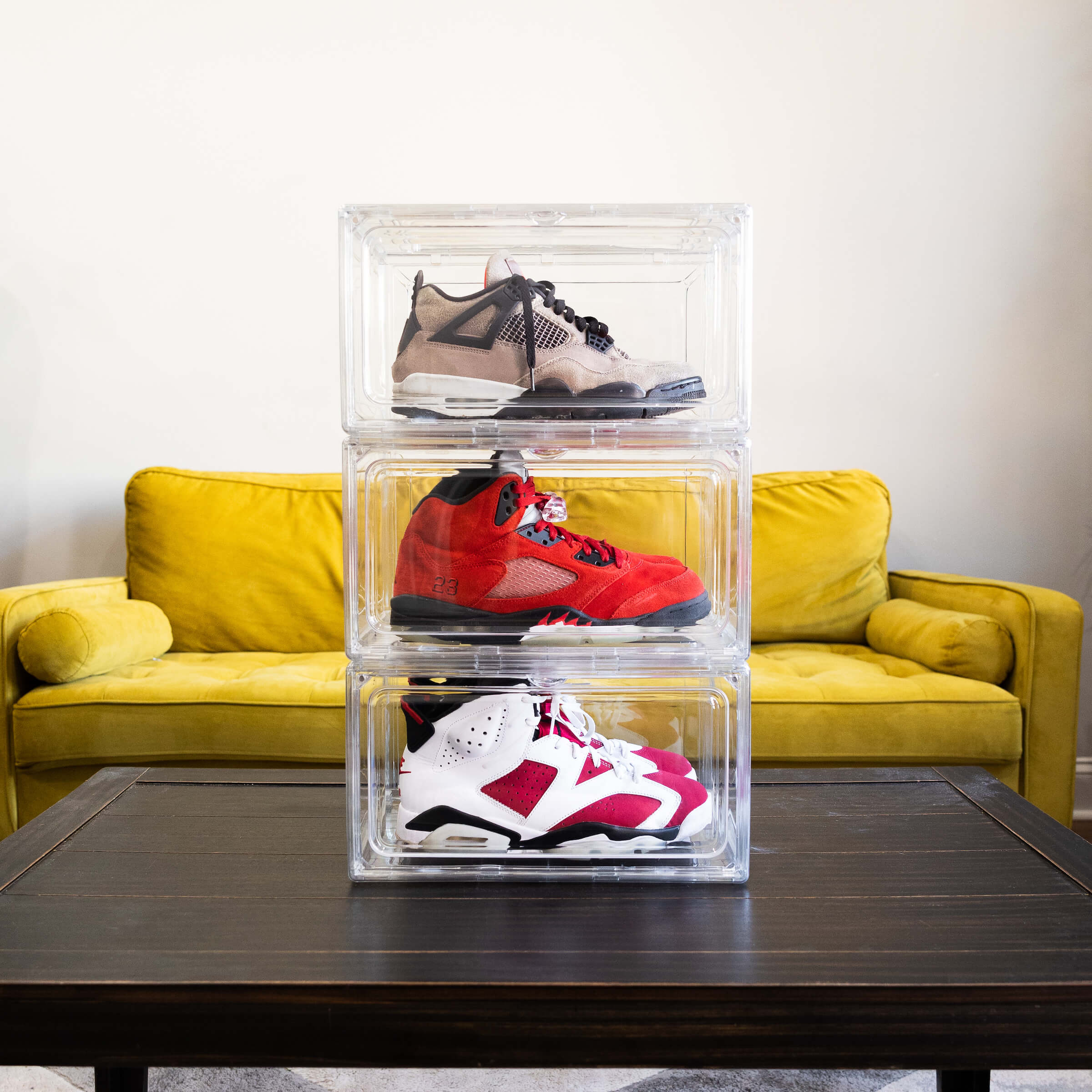 Looksee Designs - Buildable Acrylic Shoe Display Cases - Shoe storage - Shoe Boxes - Shoe Box Storage